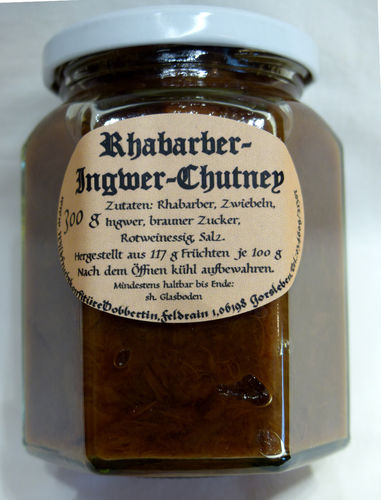 Rhabarber-Ingwer-Chutney