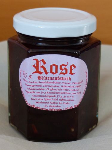 Rosenblütenaufstrich