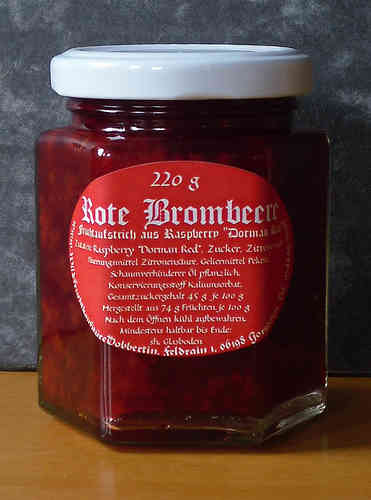 Rote Brombeere - Raspberry-Fruchtaufstrich "Dorman Red"-Sonderangebot