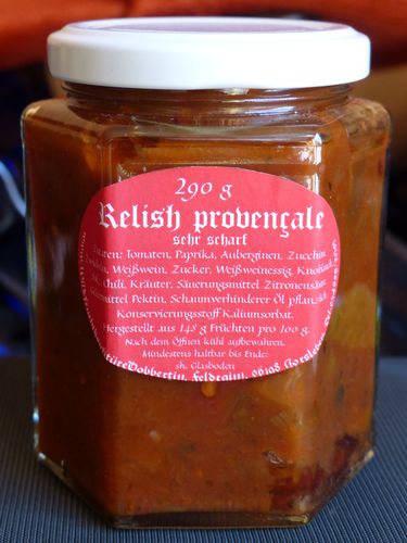 Relish provencale, sehr scharf