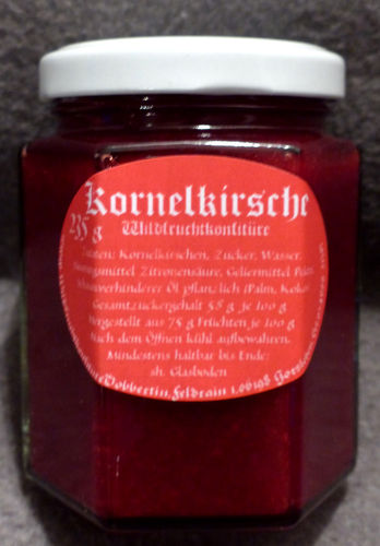 European cornel jam